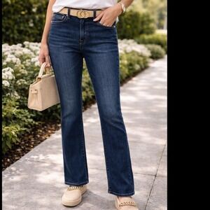 Lucky Brand Women's Sweet Mid Rise Bootcut Jeans Dark Wash Size 10